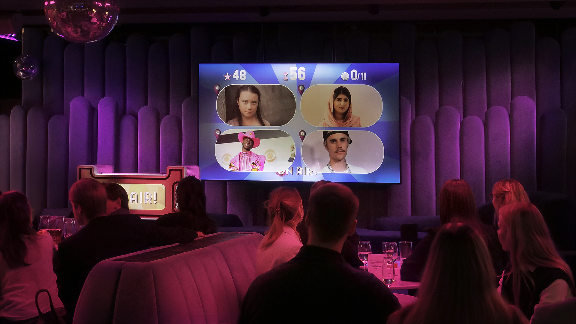 Audience enjoying the Game Show at Djurgården